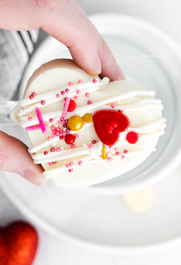 Heart-Shaped Hot Chocolate Bombs