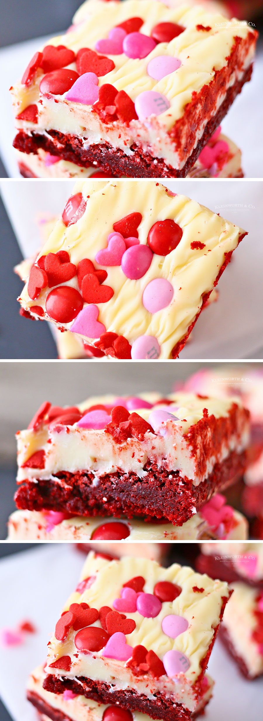 how to make Valentine Red Velvet Brownies