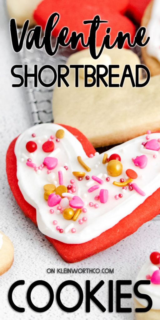 Valentine Shortbread Cookies