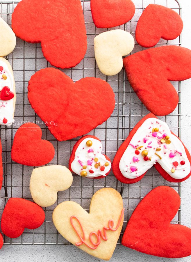 vanilla shortbread cookies