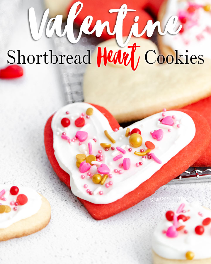 Valentine Shortbread Cookies