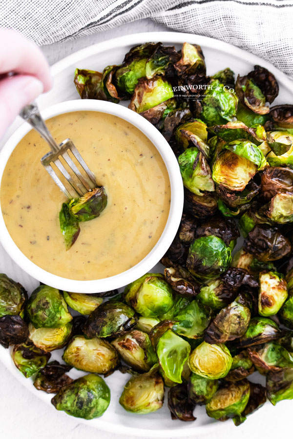 honey mustard brussels sprouts
