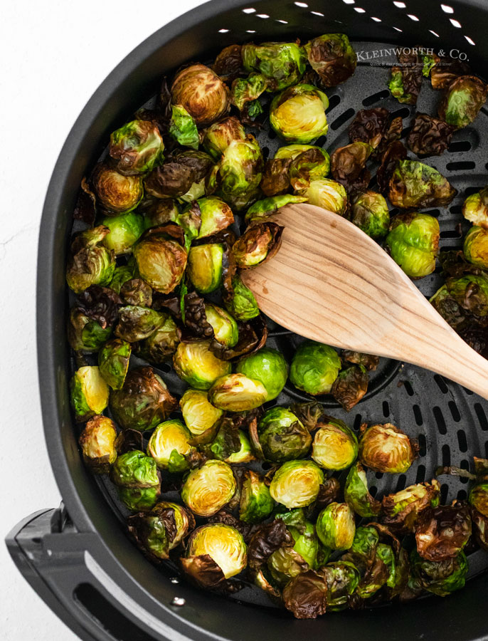 air fried brussels sprouts