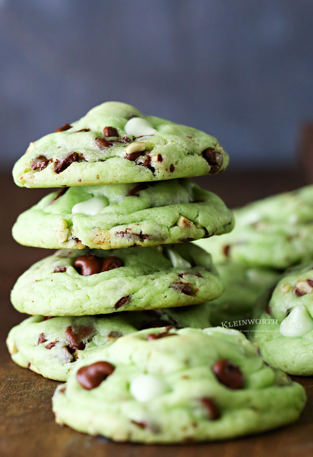 St. Patrick's Day Mint Green Cookies