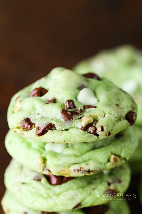 super easy mint cookies