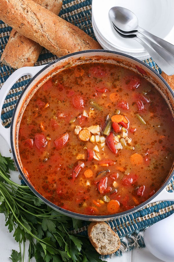 slow cooker chicken vegetable soup