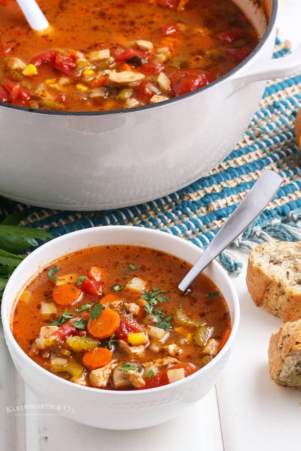 instant pot Chicken Vegetable Soup