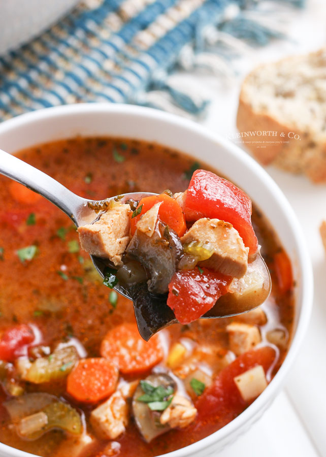 stovetop Chicken Vegetable Soup