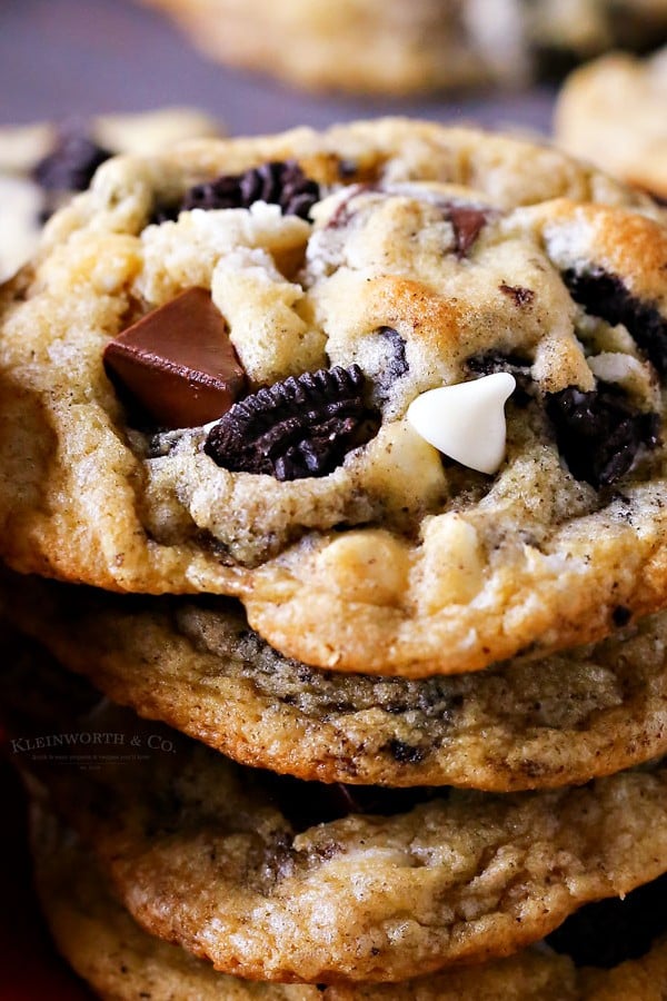 buttery cookies with Oreos