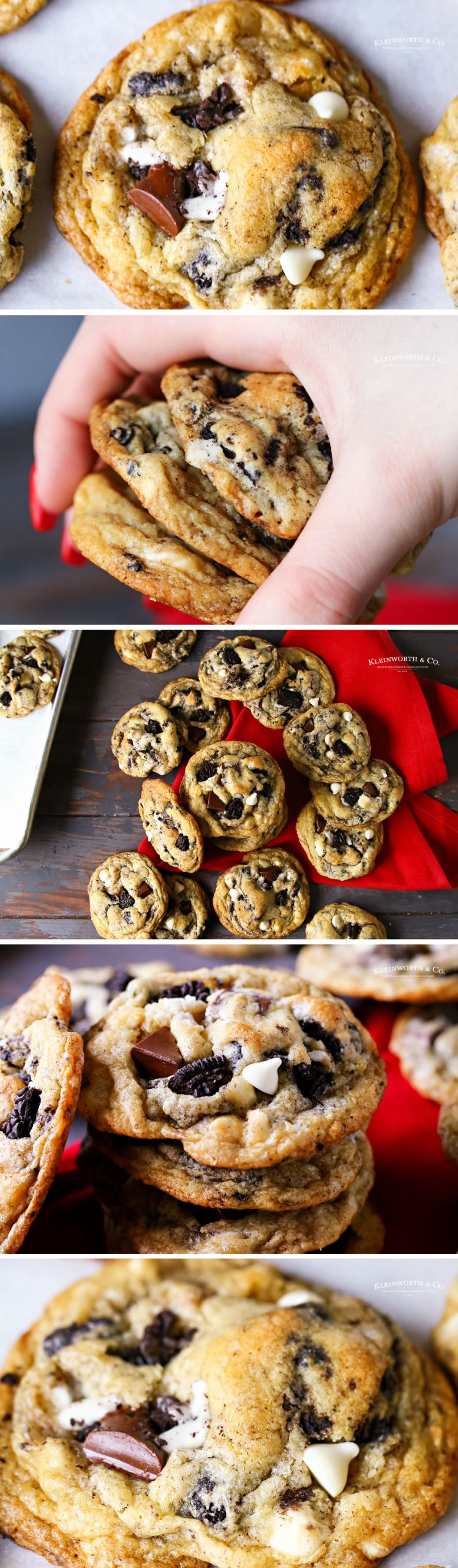 how to make Cookies and Cream Cookies