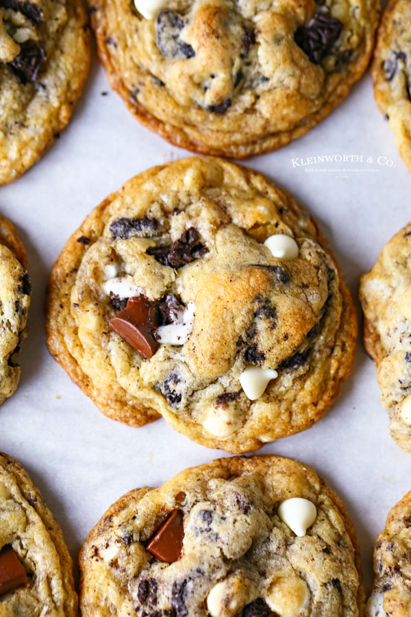 buttery loaded chocolate chip cookies