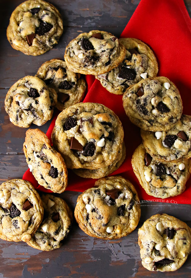 double chocolate chip cookies