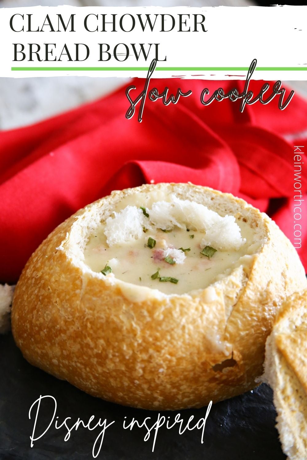Disney Inspired Clam Chowder Bread Bowl Taste of the Frontier