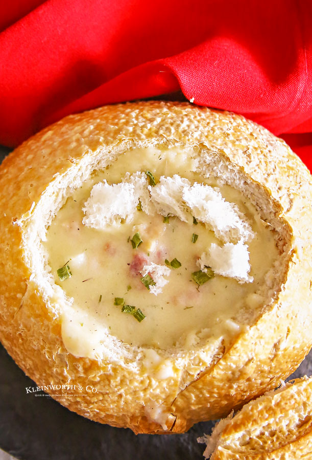 clam chowder in the crockpot