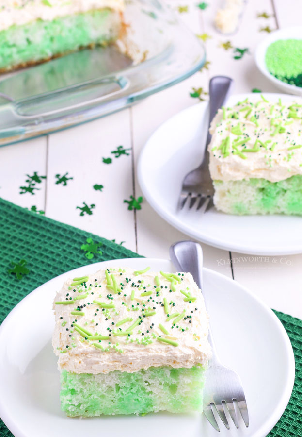 green jello cake