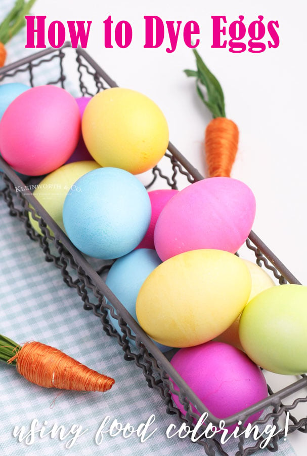 How to Dye Eggs