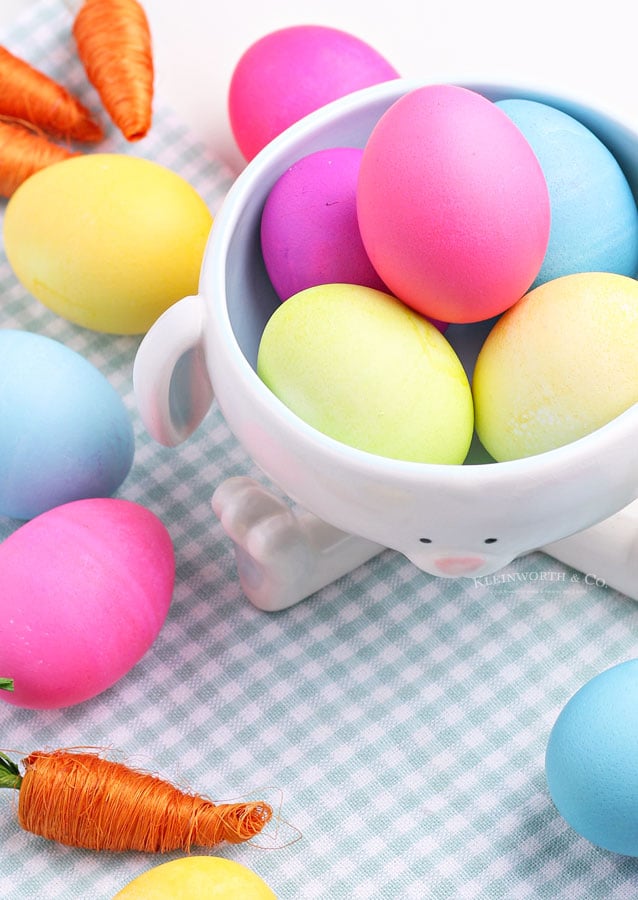 colorful easter eggs