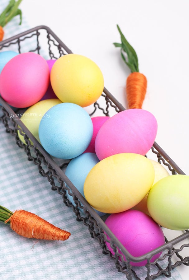 how to dye easter eggs without a kit