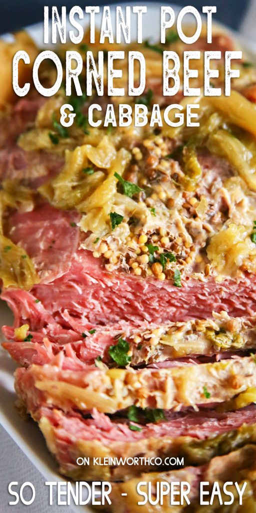 Instant Pot Corned Beef and Cabbage