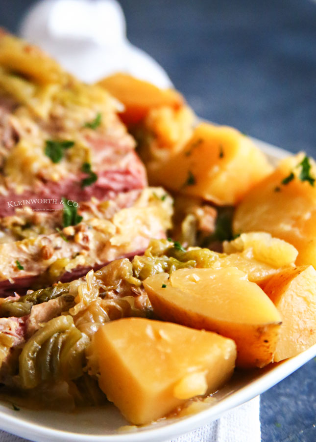 Corned Beef , Cabbage and Potatoes