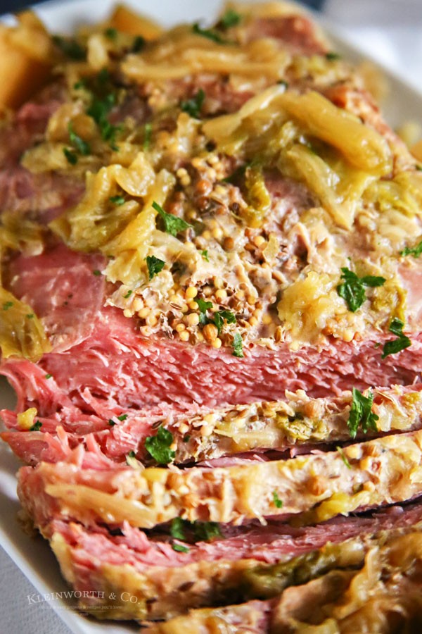 easy recipe for Instant Pot Corned Beef and Cabbage