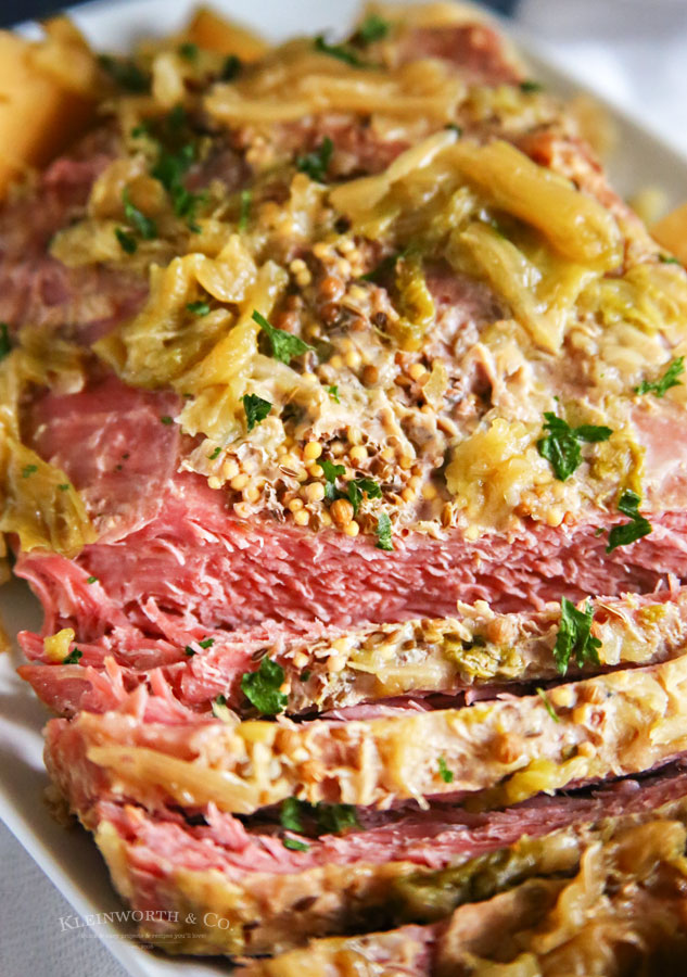 easy recipe for Instant Pot Corned Beef and Cabbage