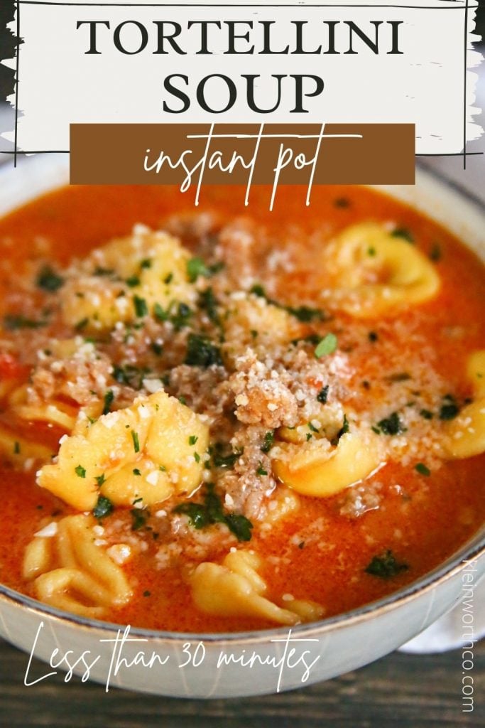 The best Sausage Tortellini Soup