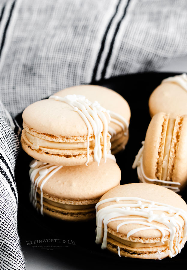 Irish Cream Macaron cookies