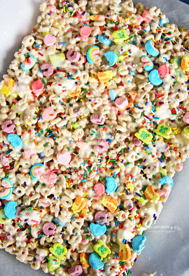 lucky charms rice krispies treats