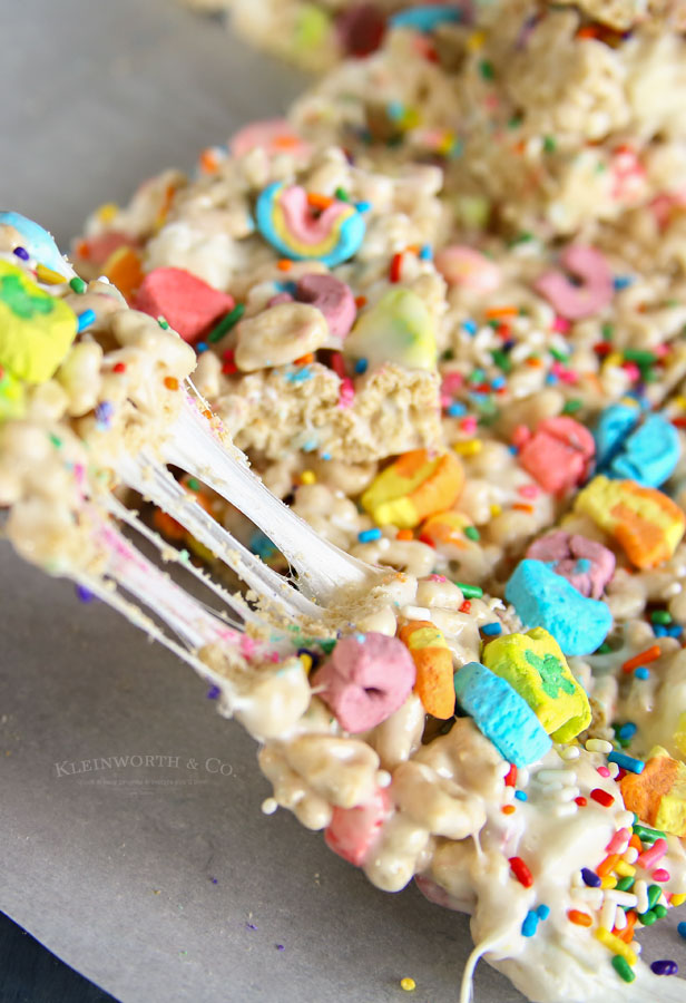 lucky charms rice crispy treats