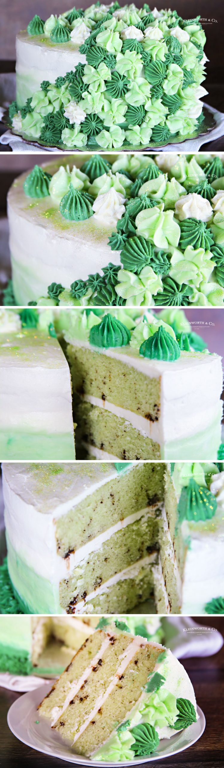 how to make Mint Chocolate Chip Cake