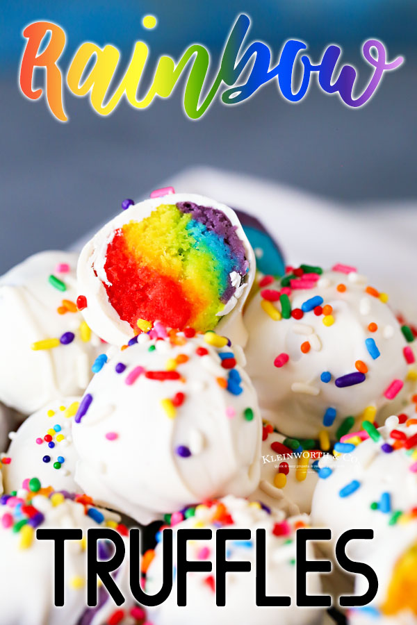 Rainbow Truffles Recipe