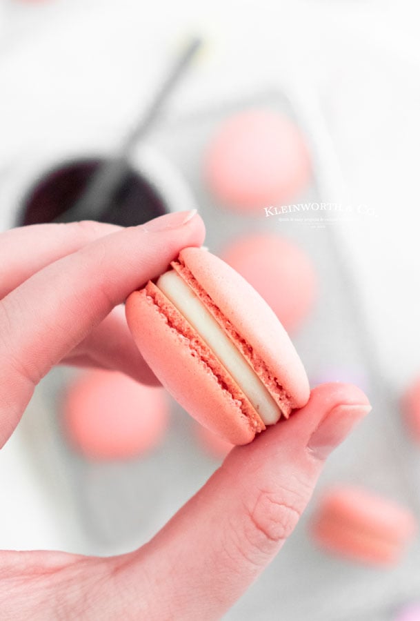 Strawberry Macaron Cookies