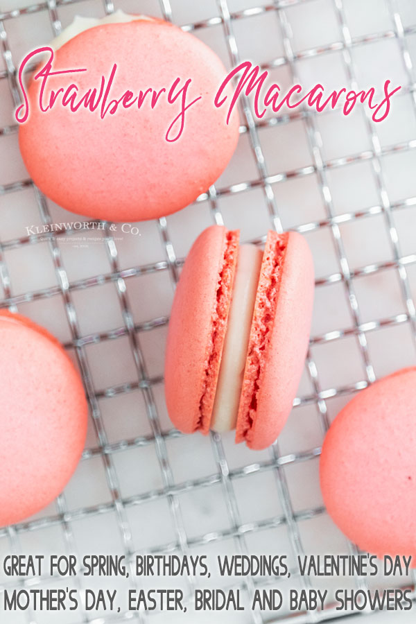 Strawberry Macarons  Which baking mat is BEST to use? 