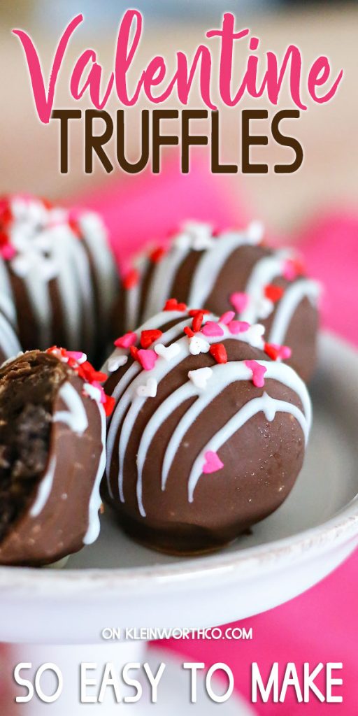 Valentine Oreo Truffles