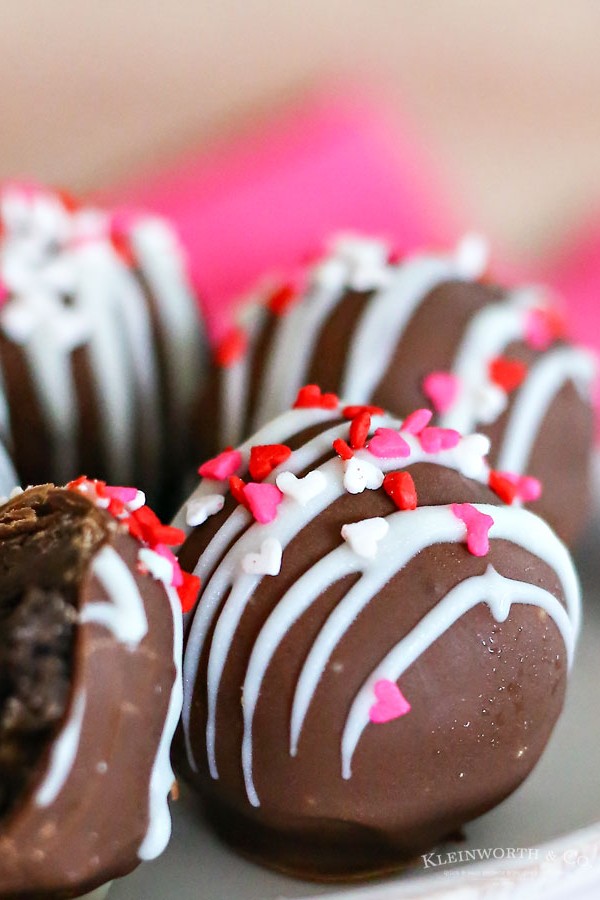 Chocolate Oreo Truffles with Sprinkles