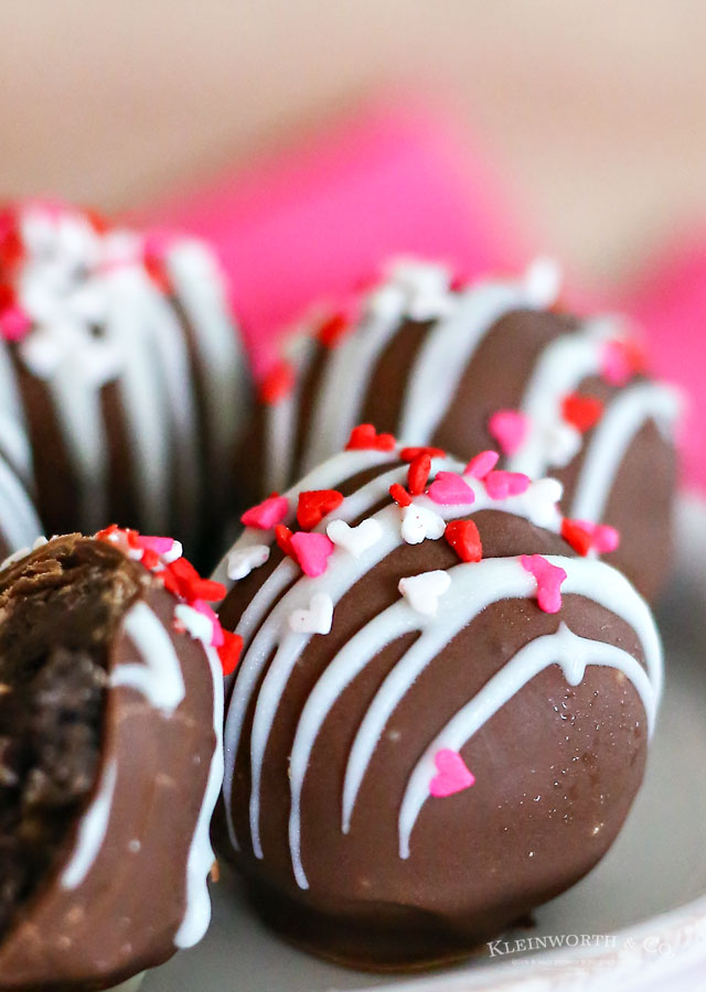 Chocolate Oreo Truffles with Sprinkles