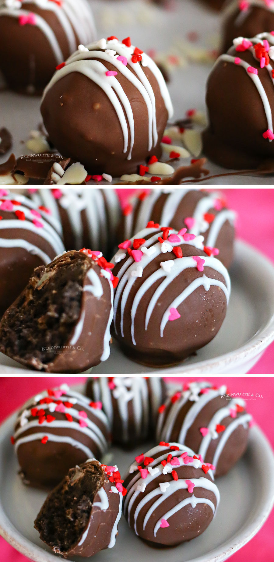 how to make Valentine Oreo Truffles