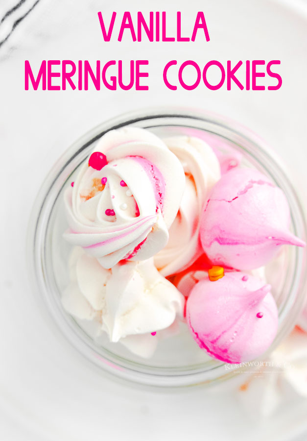 Vanilla Meringue Cookies