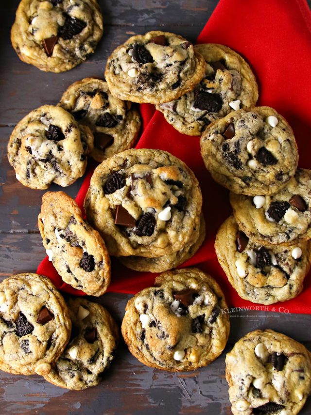 Easy Cookies and Cream Cookies Recipe for Christmas