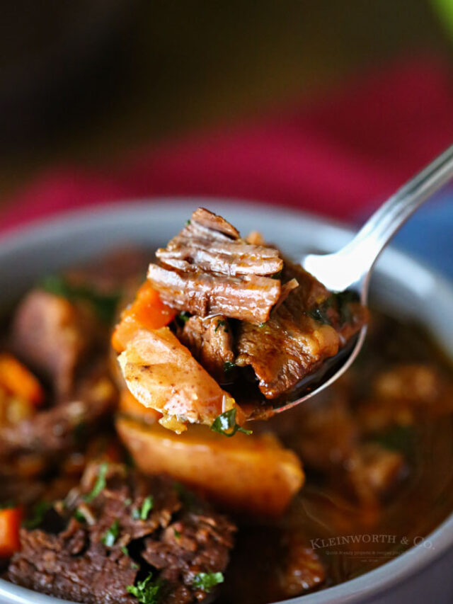 Simple Instant Pot Beef Stew Recipe - Taste of the Frontier