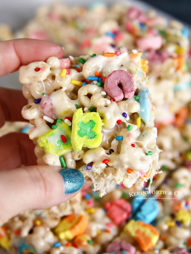 3 Ingredient Lucky Charms Treats Recipe