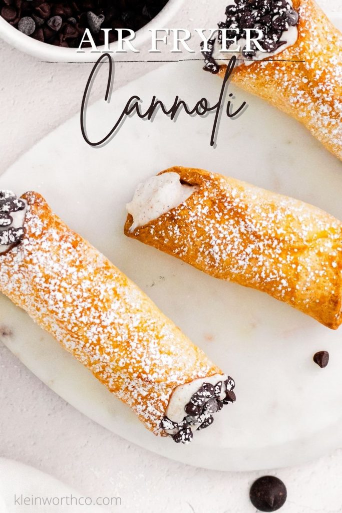 Air Fryer Cannoli