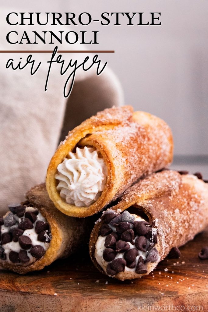 Air Fryer Churro Cannoli