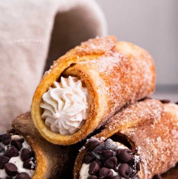 recipe for Air Fryer Churro Cannoli