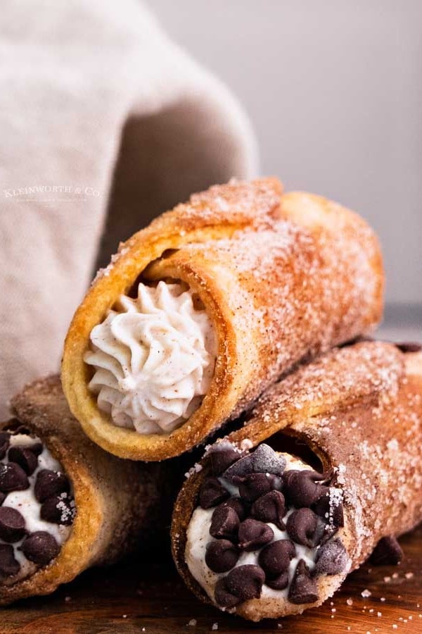 recipe for Air Fryer Churro Cannoli