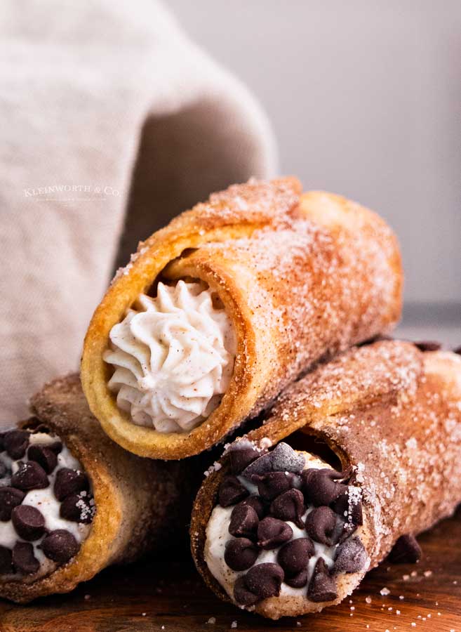 recipe for Air Fryer Churro Cannoli