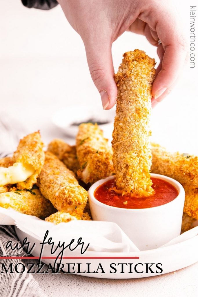 Air Fryer Mozzarella Sticks