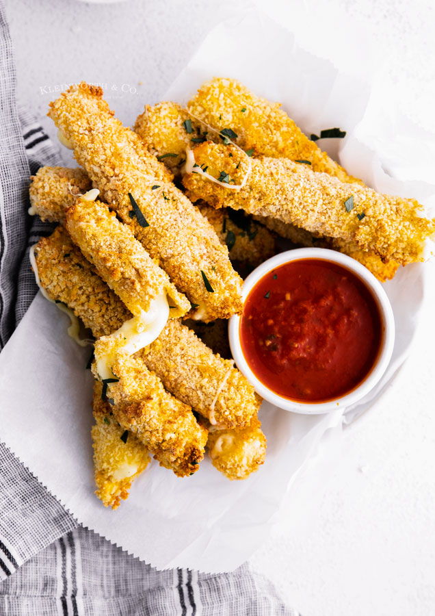 recipe for Air Fryer Mozzarella Sticks