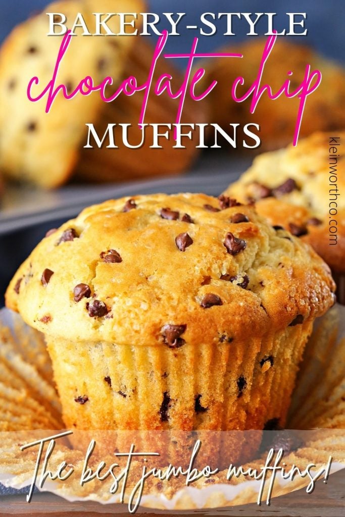 JUMBO Bakery-Style Chocolate Chip Muffins